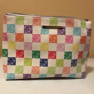 Steve Madden pouch. Make up bag. Rainbow logo